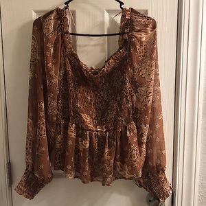 Off the shoulder blouse